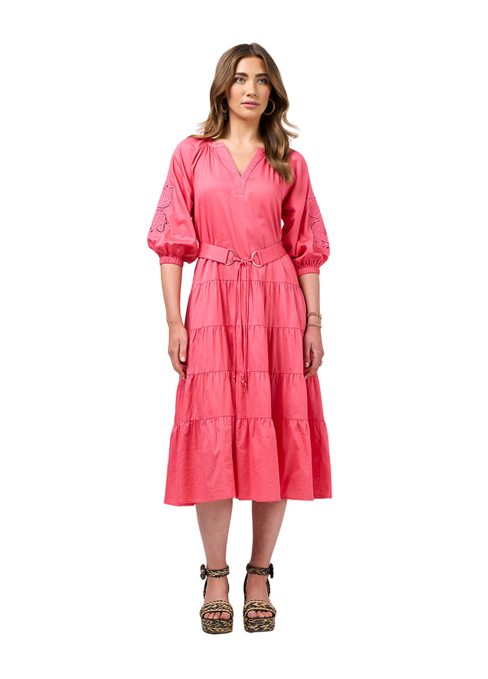 Loobies  Story Calli Midi Dress - Watermelon