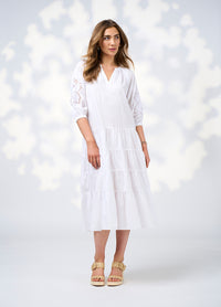 Loobies  Story Calli Midi Dress - White