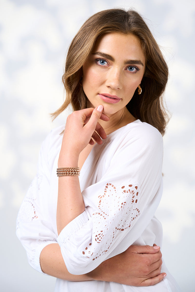 Loobies  Story Calli Midi Dress - White
