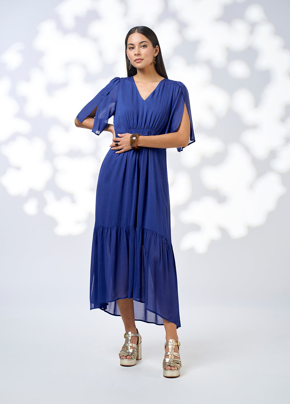 Loobies  Story Zora Midi Dress - Cobalt
