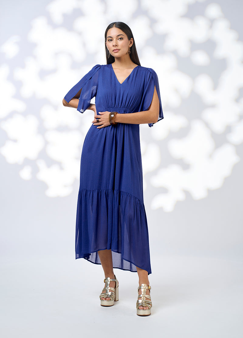 Loobies  Story Zora Midi Dress - Cobalt