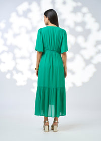 Loobies Story Zora Midi Dress - Emerald
