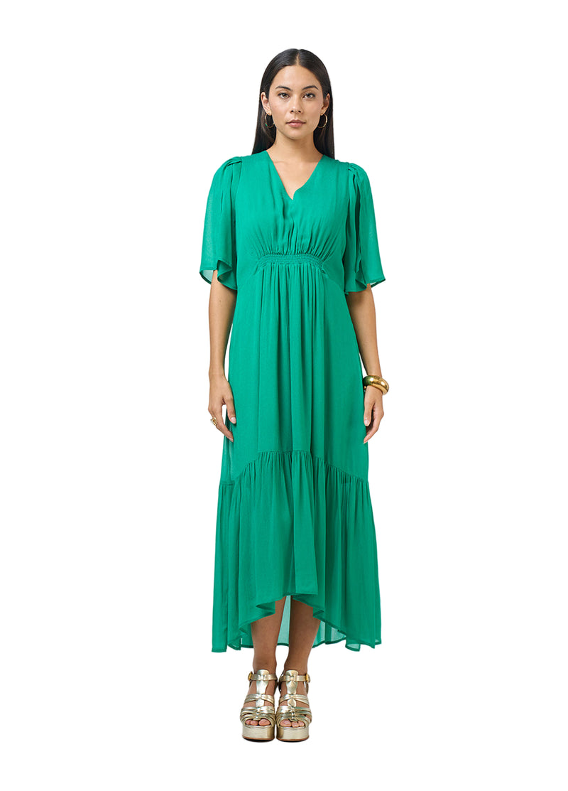 Loobies Story Zora Midi Dress - Emerald