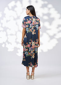 Loobies  Story Mystic Rose Dress - Indigo Multi