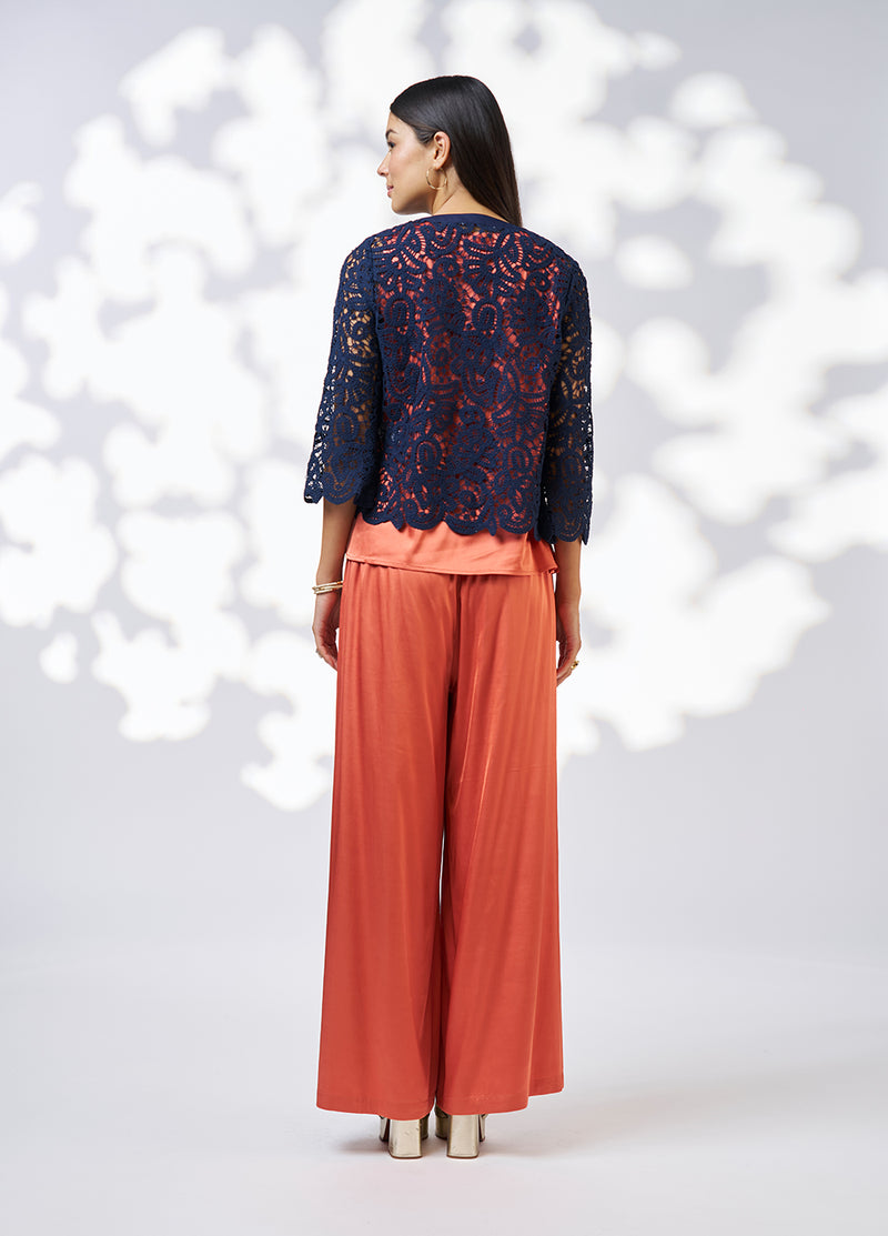 Loobies Story Demi Pant - Burnt Orange