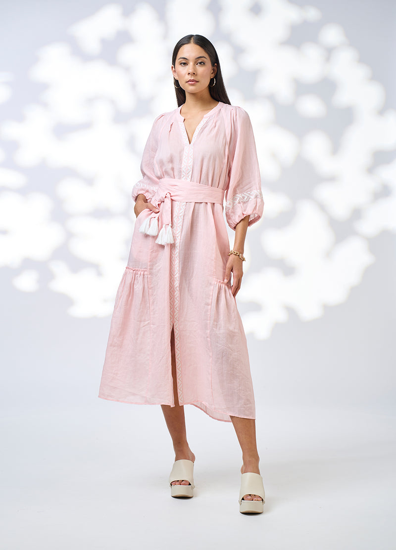 Loobies  Story Maya Midi Dress - Blush