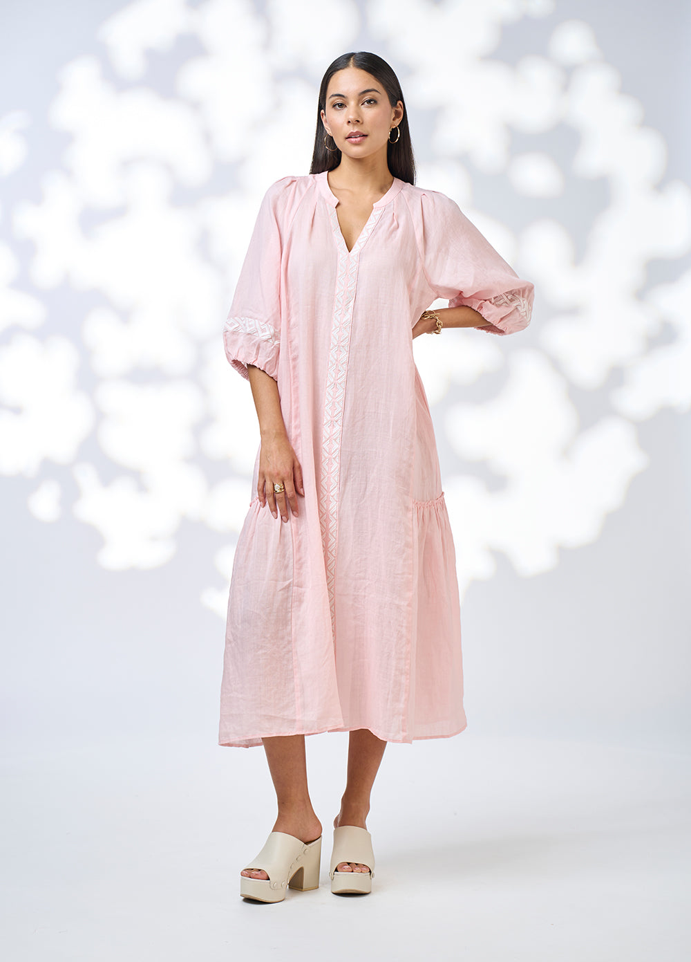 Loobies  Story Maya Midi Dress - Blush