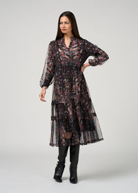 Loobies Story Antoinette Tulle Dress -  Black Multi