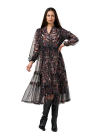 Loobies Story Antoinette Tulle Dress -  Black Multi