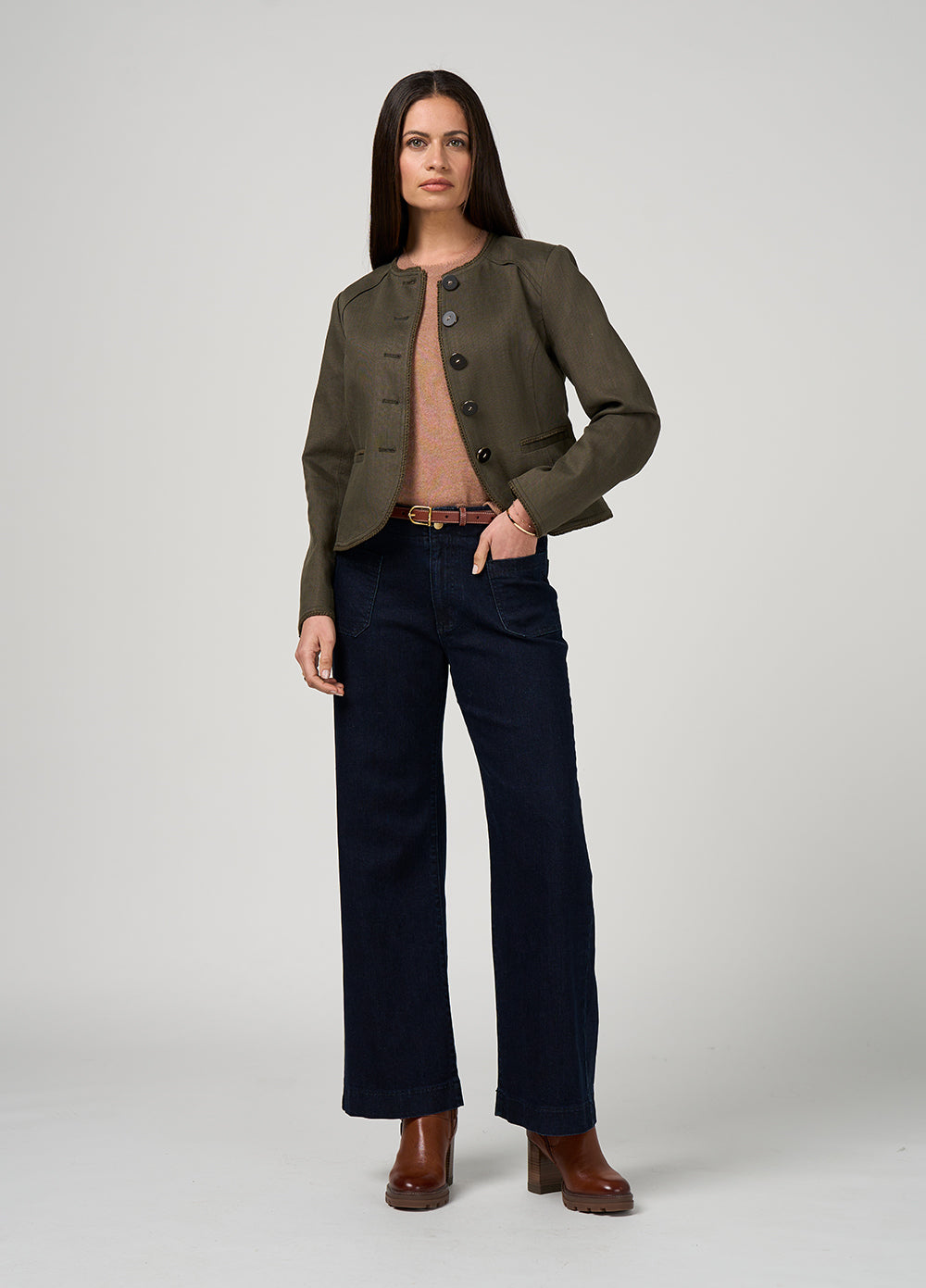 Loobies  Story Marlowe Jacket - Olive