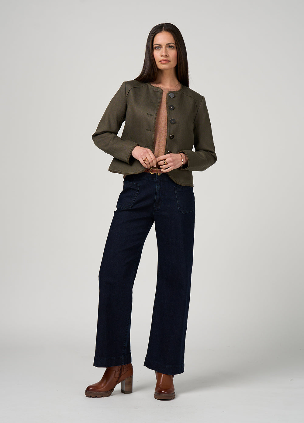 Loobies  Story Marlowe Jacket - Olive