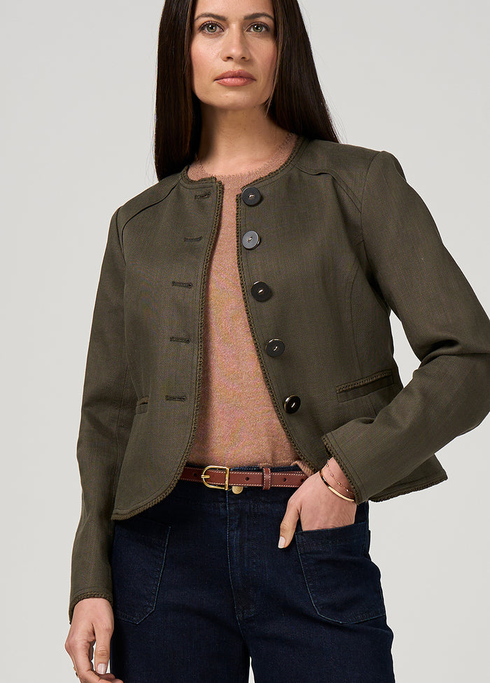 Loobies  Story Marlowe Jacket - Olive