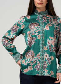 Loobies Story Versailles Shirt - Evergreen Multi