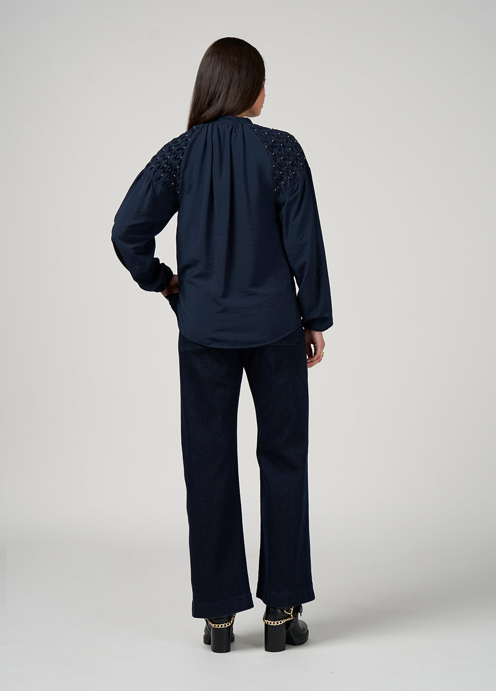 Loobies Story Bijou Blouse - Indigo