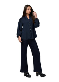 Loobies Story Bijou Blouse - Indigo