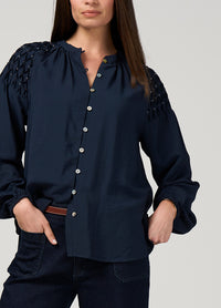 Loobies Story Bijou Blouse - Indigo