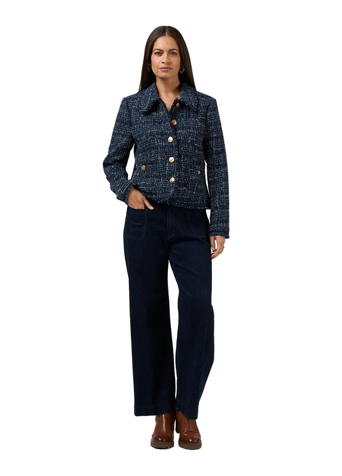 Loobies Story Inez Jacket - Indigo Multi