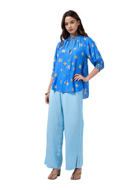 Loobies Story Dambulla Shirt – Azure Multi