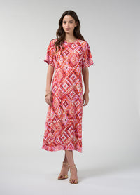 Loobies Story Sinhala Dress – Coral Multi