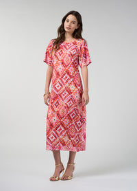 Loobies Story Sinhala Dress – Coral Multi
