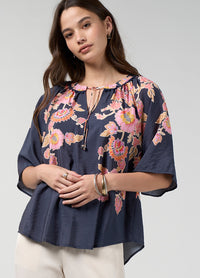 Loobies Story Mirissa Top – Indigo Multi