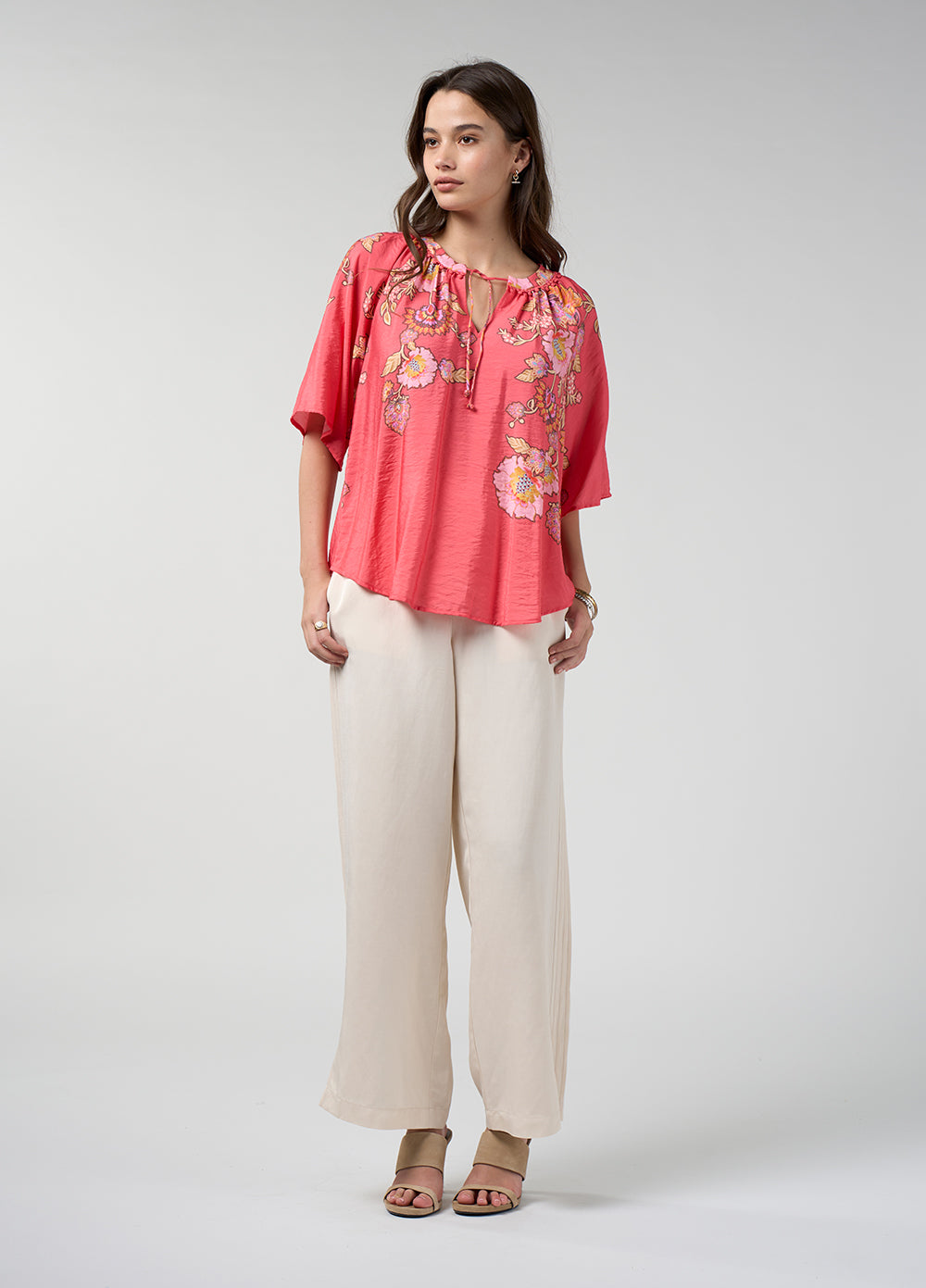 Loobies Story Mirissa Top – Coral Multi