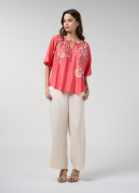 Loobies Story Mirissa Top – Coral Multi