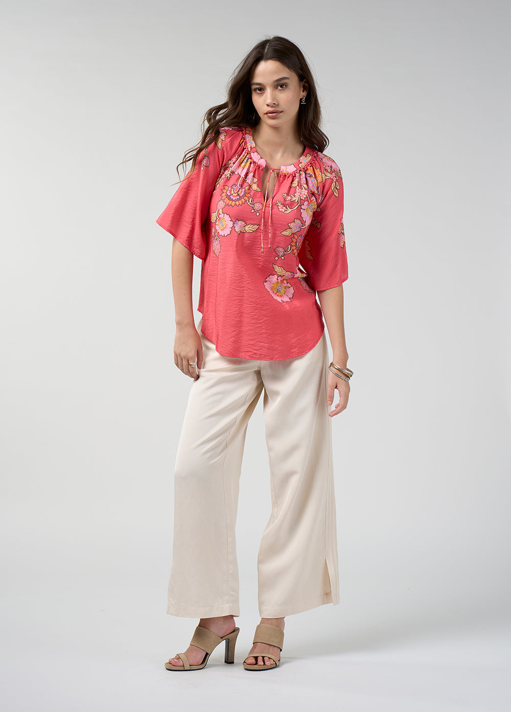 Loobies Story Mirissa Top – Coral Multi
