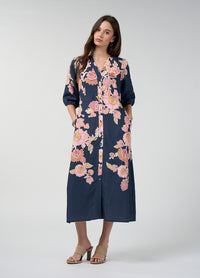 Loobies Story Mirissa Shirt Dress – Indigo Multi