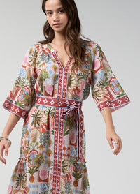 Loobies Story Jaffna Dress – Bone Multi
