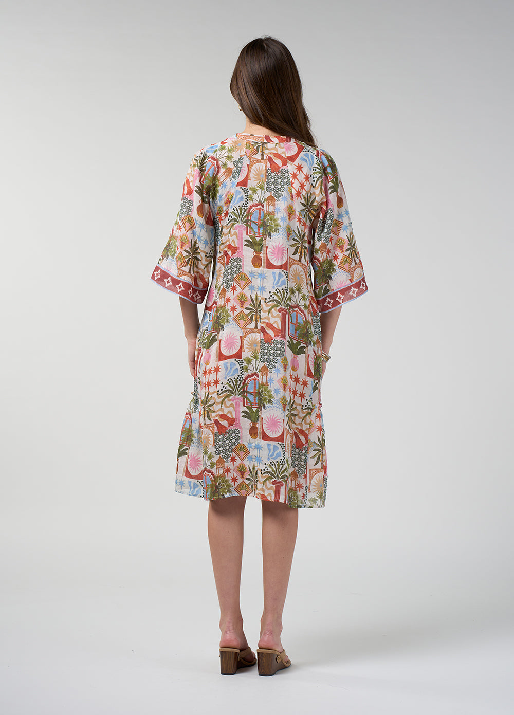 Loobies Story Jaffna Dress – Bone Multi