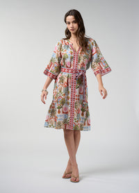 Loobies Story Jaffna Dress – Bone Multi