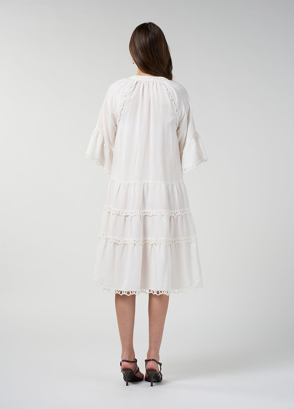 Loobies Story Shalini Dress – Silk White