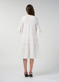 Loobies Story Shalini Dress – Silk White