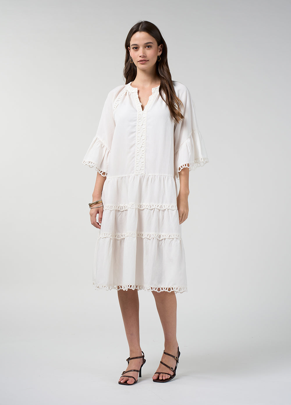 Loobies Story Shalini Dress – Silk White