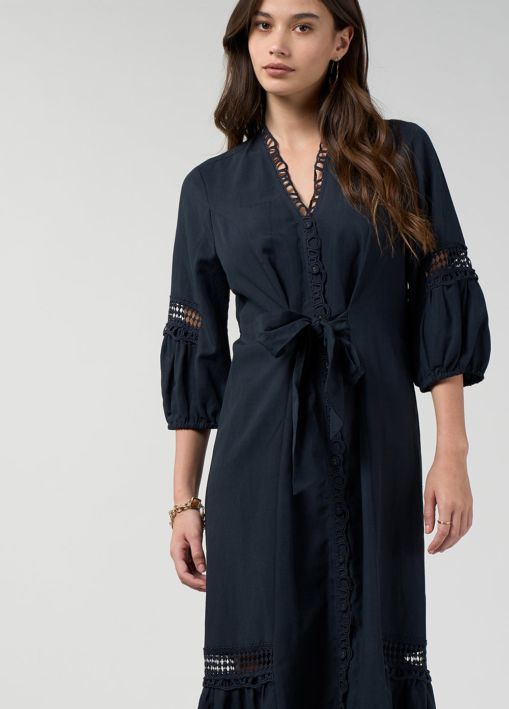 Loobies Story Shalini Midi Dress – Indigo