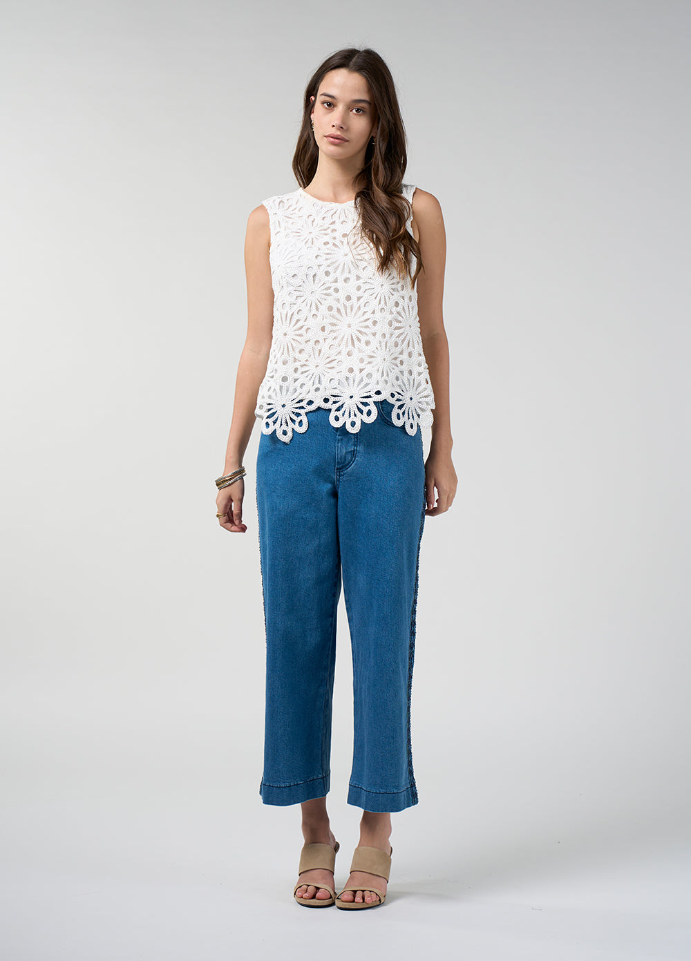 Loobies Story Meera Top – Silk White