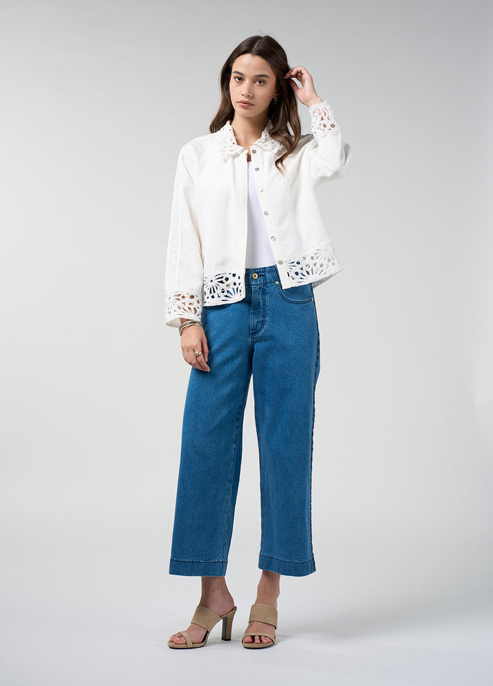Loobies Story Meera Jacket – Silk White