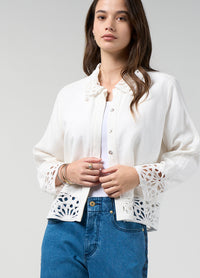 Loobies Story Meera Jacket – Silk White