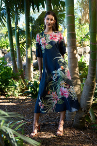 Loobies Story Ayana Dress - Indigo Multi