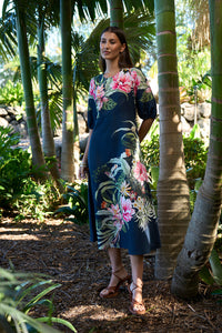 Loobies Story Ayana Dress - Indigo Multi