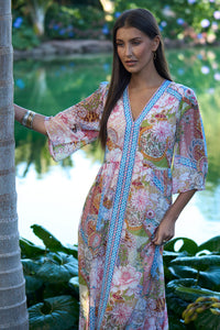 Loobies Story Dalia Midi Dress - Multi