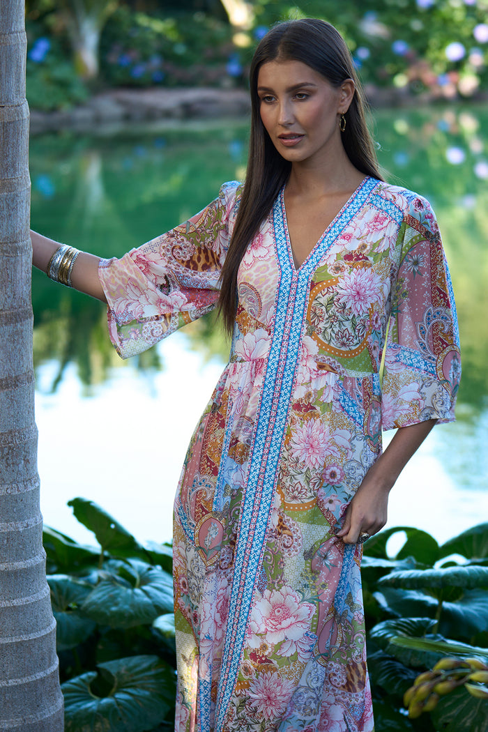 Loobies Story Dalia Midi Dress - Multi