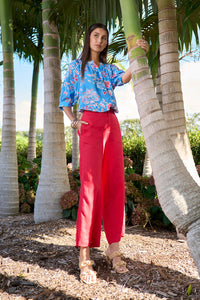 Loobies Story Aisha Shirt - Azure Multi