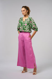 Loobies Story Aisha Shirt - Tea Leaf Multi