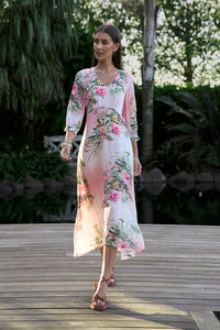 Loobies Story Ayana Midi Dress - Blush Multi