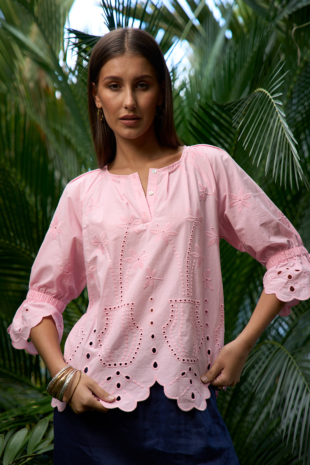 Loobies Story Dragonfly Top - Blush