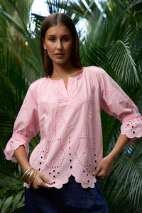 Loobies Story Dragonfly Top - Blush