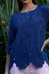 Loobies Story Dragonfly Top - Ink