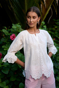Loobies Story Dragonfly Top - White